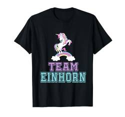 Team Einhorn, Regenbogen,, Damen, Kinder T-Shirt von mh-artworx