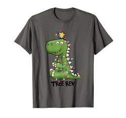 Tree Rex, Weihnachten, Dino T-Shirt von mh-artworx