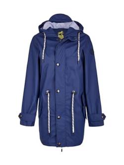 mh michael heinen Damen Regenjacke, Friesennerz, mit Jersey-Futter, wasserdicht, winddicht blau 40 von mh michael heinen