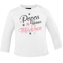 miKalino Baby Longsleeve Papas kleines Mädchen, Farbe:Weiss, Grösse:92-98 von miKalino