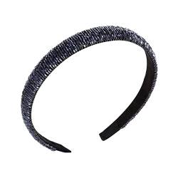 n/a Frauen handgemachte Reis Perle Haarbänder Haarband 2 cm 3 cm Stirnband Dame Haarreifen Zubehör ( Color : A ) von mifdojz