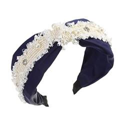 n/a Mädchen Stirnband Tuch Spitze geknotet Ornament Haarband Frauen breiter mittlerer Knoten Turban Haarschmuck (Color : E, Size : One Size) von mifdojz