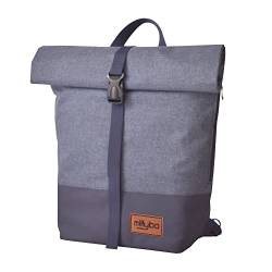 millybo HANDY Rolltop Rucksack Fahrradtasche Rucksack Backpack Gepäckträgertasche für Damen und Herren (270.004) von millybo