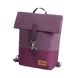 millybo SWEET Fahrradtasche Gepäckträgertasche Damen Rucksack Backpack (801.006 Burgundy) von millybo