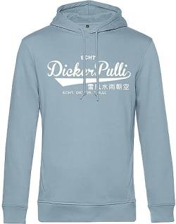 Bio Kapuzen-Pullover: Dicker Pulli - Lustiger Pullover - Lustiges Geschenk für Männer und Frauen - Hoodie mit Spruch - Lustiger Apres Ski Pullover Pulli - Unisex Hoodie (3XL Blue Fog) von minifan