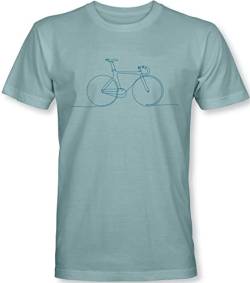 Fahrrad T-Shirt Herren : Rennrad - Sport Tshirts Herren - Rennrad-Trikot Rennrad Shirt (L) von minifan