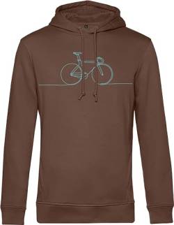 minifan Bio Fahrrad Pullover: Rennrad - Fahrrad Kapuzenpullover - Geschenk für Fahrrad-Fahrer - Mountainbike Rennrad MTB BMX Ausrüstung - Rad Pullover - Pulli - Unisex Hoodie (L) von minifan