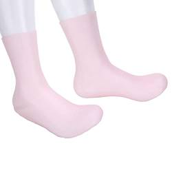 Silikon-Gel-Socken, erweichen Harte Schwielen, verbessern das Trocknen. Feuchtigkeitsspendende Silikon-Socken für Frauen für zu Hause(L) von minifinker