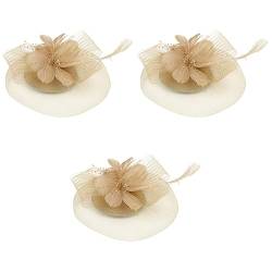 3 Stk Dame Haarband Haarreifen Für Mädchen Mesh-haarnadeln Blumen Haarnadeln Braut Mode Stirnband von minkissy