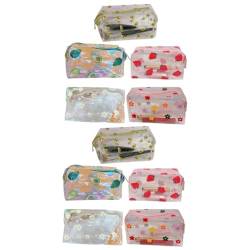 minkissy 10 Pcs Clear Makeup Bag Clear Make up Bag Clear Toiletry Bags Toiletry Bag Clear Portable Makeup Bag Clear Container Travel Accessories Trasparent Bag Cosmetic Storage Bag, Wie abgebildet x 2 von minkissy