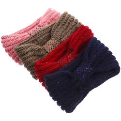 minkissy 12 Stk Gestricktes Stirnband Damen Haarband Damenstirnbänder Für Den Winter Turban-kopftuch Für Mädchen Haarband Stricken Haarschmuck Herbst Und Winter Fräulein Kopfbedeckung Acryl von minkissy