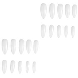 minkissy 1200 Stk Falsche Fingernägel Aufkleber Nagelspitzen Aus Acryl Nageltipps Für Frauen Faltenfreie Maniküre Faltenfreier Falscher Falsche Nägel Künstlich Nagelabziehbilder von minkissy
