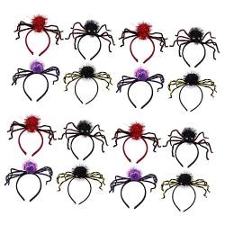 minkissy 16 Stk Stirnband Kopfbedeckung Der Spinne Halloween-kostüm-haar-accessoires Halloween-kopfhörer Spinnenhaarband Halloween-party-kopfschmuck Karneval Plastik Damen Cosplay Kopftaste von minkissy