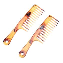 minkissy 2st Kämme Friseur-styling-tools Kamm Mann Breiter Zahn von minkissy