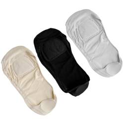 minkissy 3 Paare Unsichtbare Niedrig Geschnittene Socken Atmungsaktive Innensocken Atmungsaktive Socken Für Männer Unsichtbare Socken Trainingssocken Gewöhnliche Mann Schwammmatte von minkissy
