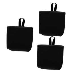 minkissy 3 STK Aufbewahrungstasche aus Leder Kosmetik-Organizer-Tasche wasserdichte Duschtasche Aufbewahrungsbeutel Kleinigkeiten Halter praktische Aufbewahrungstasche Stifthalter Büro von minkissy