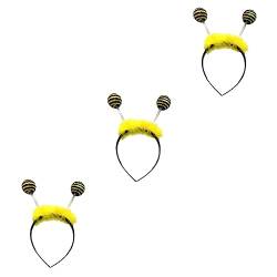minkissy 3 Stk Bienen-stirnbänder Für Frauen Schöner Haarreif Haarreifen Für Mädchen Biene Stirnband Bienen-tentakel-stirnbänder Bienen Stirnbänder Für Party Haarschmuck Cosplay Kind Schal von minkissy