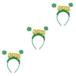 minkissy 3 Stk Prost Stirnband Patrick-party-stirnband St Patricks Haarbänder St. Patricks Foto Requisiten St Patricks Day Haarschmuck 3d Die Täglichen Erfordernisse Blitz Begrüßungstuch von minkissy