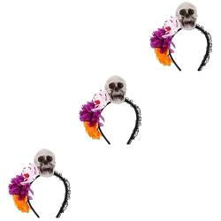 minkissy 3 Stück Boppers Cosplay Halloween Damen Rose Requisiten Haarreifen Spider Dead Maskerade Damen Kostüm Farbe Gothic Kopfschmuck Für Accessoires Kostüme Kopf Stirnband von minkissy