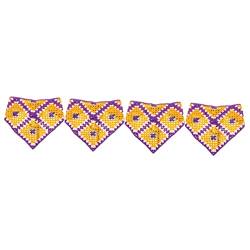 minkissy 4 Stück dreieckiges Stirnband Bandana-Stirnbänder für Frauen pañuelos para mujer Haarband Häkelnadeln Haargummis Damen Accessoires gehäkeltes Bandana-Stirnband Weben von minkissy