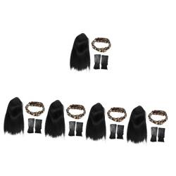 minkissy 5 Sätze Perücke Stirnband Perücken Haarschmuck Damen Spandex Europäisch Und Amerikanisch von minkissy