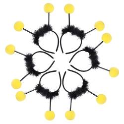 minkissy 6 Stk Head Boppers Stirnband Halloween-tier-stirnband Antenne Stirnband Erwachsene Hummel Stirnband Beleuchtetes Haarband Stirnband Für Erwachsene Kind Partybedarf Marienkäfer von minkissy