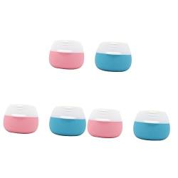 minkissy 6 pcs makeup travel case sample containers cosmetic dispensers bottle container with lid travel containers for cremes travel bottles for cosmetics with cover suitcase Packing box von minkissy