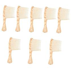 minkissy 8St Kamm Föhnbürste Haarschnittkämme Afro-Pick aus Holz Haarbürste Kämme für Männer Shampoo Frisierkämme Haarauswahl Kopfhaut Massagegerät Make-up-Tools Massagebürste Mann Plastik von minkissy