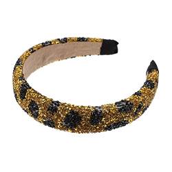 minkissy 8st Stirnband Haarband Aus Strass Kristall-diamant-stirnbänder Kopfschmuck Aus Strass Dekorativer Perlenhaarreif Yoga-stirnbänder Für Frauen Bankett Wild Schwamm Strasssteine von minkissy