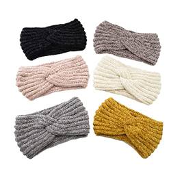 minkissy Breites Schlichtes Stirnband Gesicht Haarband Waschen Kopfbedeckung Kreuz Stirnband Turban-haarband Winter Stirnband Winterliches Haarband Weiß Fräulein Handbuch Hörmuschel von minkissy