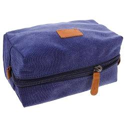 minkissy Canvas Aufbewahrungstasche Leder Herren Geldbörse Vintage Clutch Geldbörsen für Frauen Reisetasche für Toilettenartikel Tragbare Make-up-Tasche Kosmetik Zugtasche Reise Lotion Tasche Make-up von minkissy