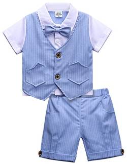 mintgreen Kleinkind Gentleman Outfits Taufanzug, Hellblau, 4-5 Jahre von mintgreen