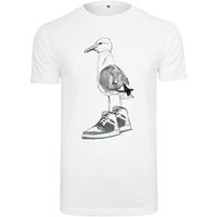 Mister Tee T-Shirt - Seagull Sneakers Tee - XS bis XXL - für Männer - Größe M - weiß von mister tee