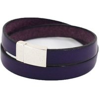 mitienda Armband Lederarmband lila, Wickelarmband von mitienda