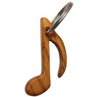 mitienda Schlüsselanhänger Schlüsselanhänger aus Holz Note von mitienda