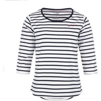 modAS 3/4-Arm-Shirt Damen Bretonisches Shirt 3/4-Arm mit Streifen aus Baumwolle von modAS