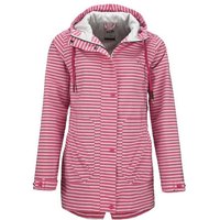 modAS Funktionsjacke Damen Funktionsmantel gestreift - Jacke Streifen winddicht wasserdicht von modAS