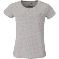 modAS Kurzarmshirt Damen T-Shirt mit Allover-Print Seestern und Rundhals-Ausschnitt von modAS