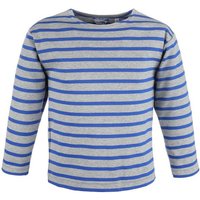 modAS Langarmshirt Bretonisches Shirt für Kinder Longsleeve mit Streifen Mädchen Jungen von modAS