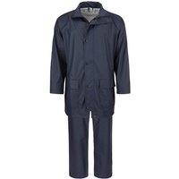 modAS Regenjacke Unisex PU-Regenanzug Profi - Set Regenjacke und Regenhose wasserdicht von modAS