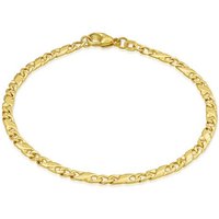 modabilé Goldarmband Armband Dollarkette 3,1mm 585 Echtgold, Herren Armkettchen 19cm, Armkette, Made in Germany von modabilé