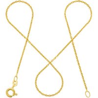 modabilé Goldkette Ankerkette DELICATE diamantiert 1,3mm 585 Gold, Halskette Damen, Damenkette dezent, Kette, Made in Germany von modabilé