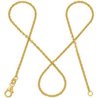 modabilé Goldkette Ankerkette DELICATE diamantiert 1,7mm 585 Gold, Halskette Damen, Damenkette dezent, Kette, Made in Germany von modabilé
