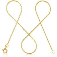 modabilé Goldkette Schlangenkette HEARTFELT 1,1mm 333 Gold von modabilé