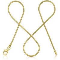 modabilé Goldkette Schlangenkette HEARTFELT 1,2mm 333 Gold, Halskette Damen, Damenkette 40cm dezent, 333er Kette, Made in Germany von modabilé