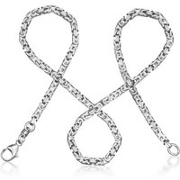 modabilé Königskette Halskette ohne Anhänger ROYAL, Herren Kette 2,8mm, 40cm Silberkette für Männer, Sterling Silber 925 von modabilé