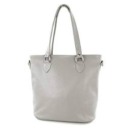 modamoda de - T215 - Italienische Ledertasche Shopper Large, Farbe:Telegrau von modamoda de