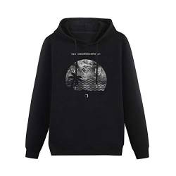 Mens The Neighbourhood Wiped Out and I Love You NBHD Hoodies Long Sleeve Pullover Loose Hoody Sweatershirt Size L Black von modan