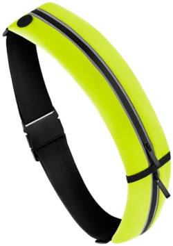 moex® Easy Bag für Huawei P20 Pro Laufgürtel für Handy, Lauftasche Jogging, Handytasche zum Joggen, Sport Bauchtasche wasserdicht, Fitness Running Belt – Neon Gelb (2P) von moex
