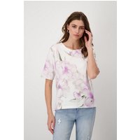 Monari T-Shirt T-Shirt, lavender rose gemustert von monari